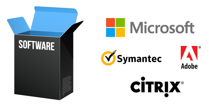 Software partners including Microsoft, Symantec, Adobe, Citrix and more!